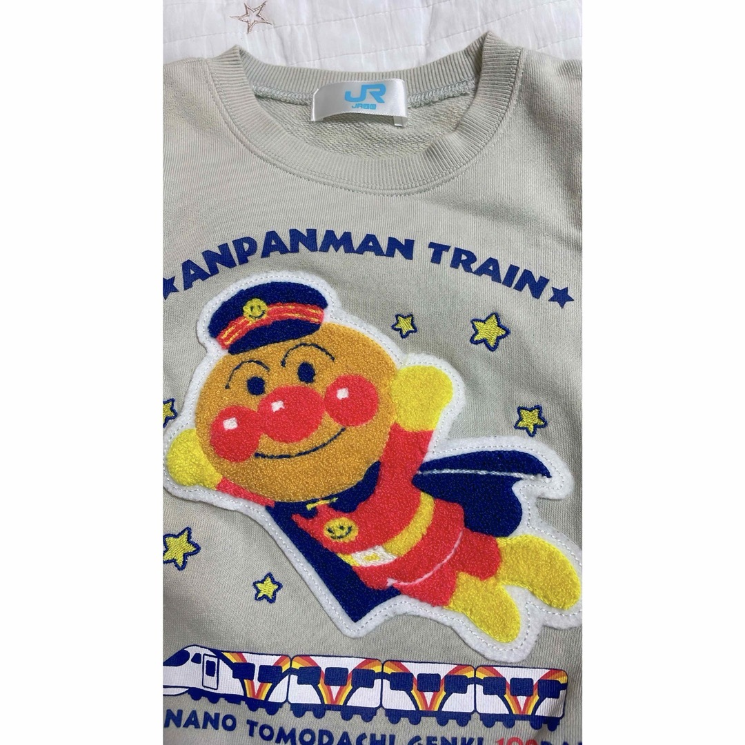 アンパンマン(アンパンマン)のアンパンマン 100サイズ 3着セット JR トレーナー 甚平 Tシャツ キッズ/ベビー/マタニティのキッズ服男の子用(90cm~)(甚平/浴衣)の商品写真