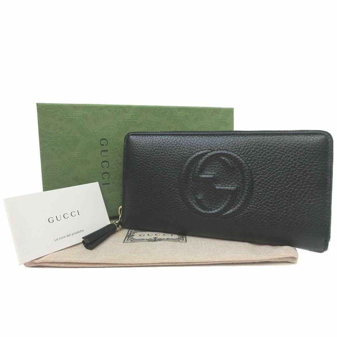 Gucci - 【新品】グッチ 財布 長財布 598187 1000 (ブラック) GUCCI