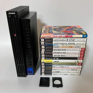 ソニー(SONY)の【まとめ売り】 プレステ2 PS2 ソフト 本体 メモリーカード 【k598】(家庭用ゲーム機本体)