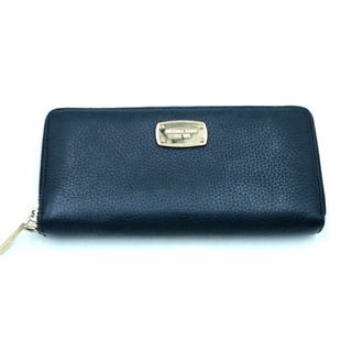 マイケルコース(Michael Kors)のMICHAEL KORS マイケルコース 35H5GTTZ3L 二つ折り ラウンドジップ 財布 黒 ■■ レディース(財布)