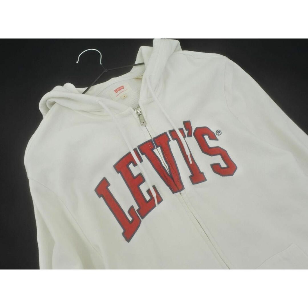 Levi's(リーバイス)のLEVI'S リーバイス スウェット ロゴ ジップアップ パーカー sizeS/白 ◇■ メンズ メンズのトップス(パーカー)の商品写真