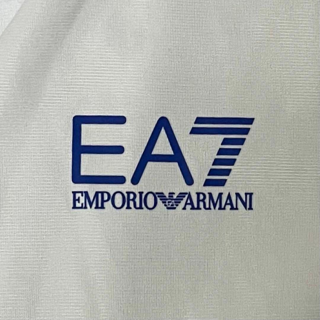 Emporio Armani(エンポリオアルマーニ)のEA7 エンポリオアルマーニ イタリアモデル トラックジャケット ホワイト XL メンズのトップス(ジャージ)の商品写真