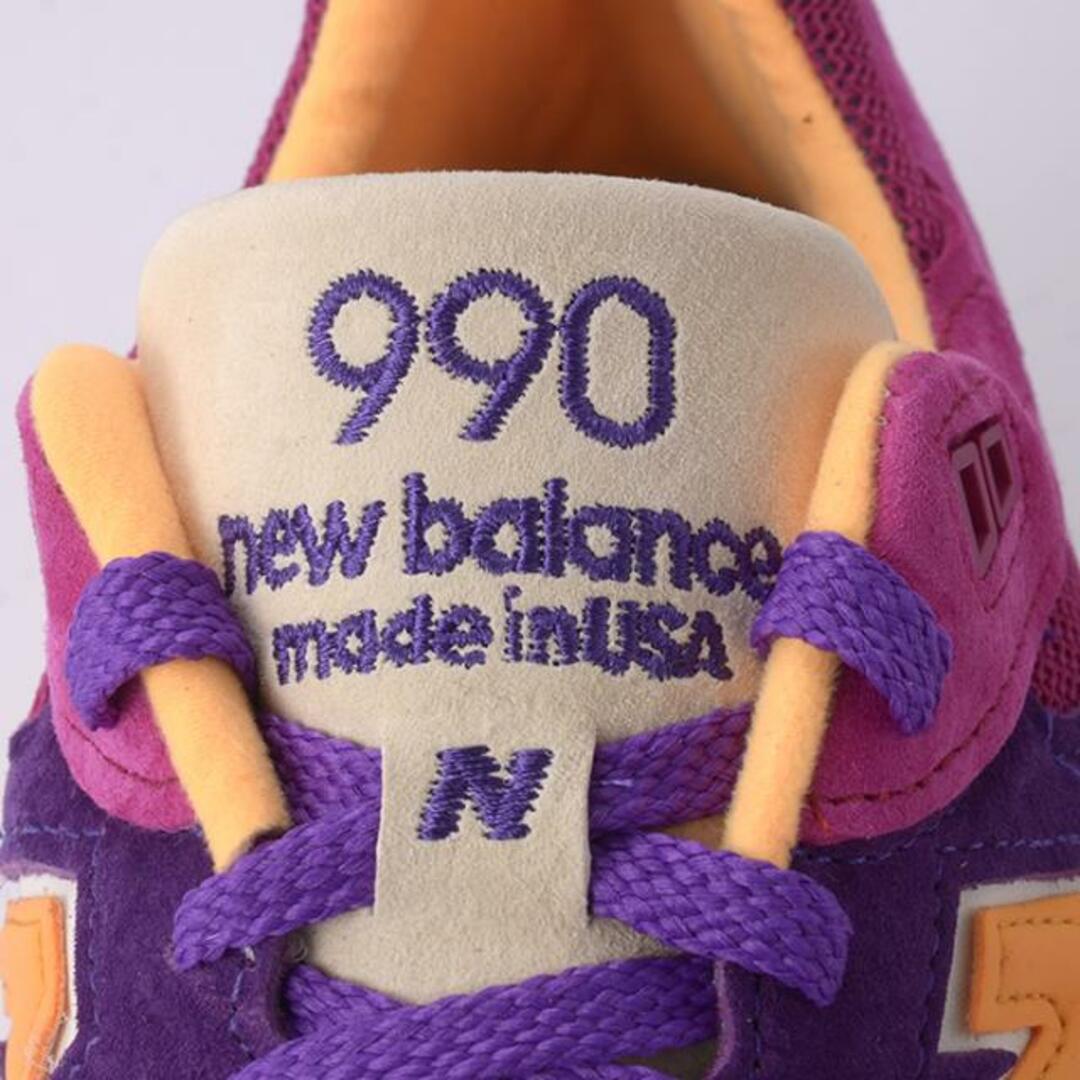 New Balance(ニューバランス)のNew Balance ニューバランス M990 PY2 Dワイズ メンズ スニーカー  パープル 紫  パープル メンズの靴/シューズ(スニーカー)の商品写真