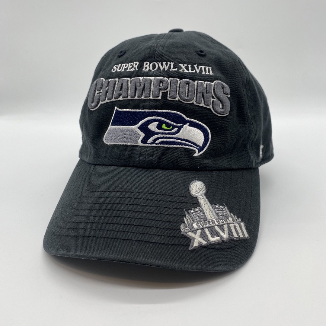 47 Brand(フォーティセブン)の47BLAND　NFL　SUPER BOWL　シーホークス　6パネルキャップ メンズの帽子(キャップ)の商品写真