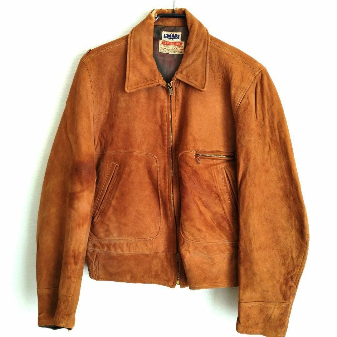 50s MYERS スエード レザージャケット ビンテージ古着 vintageの