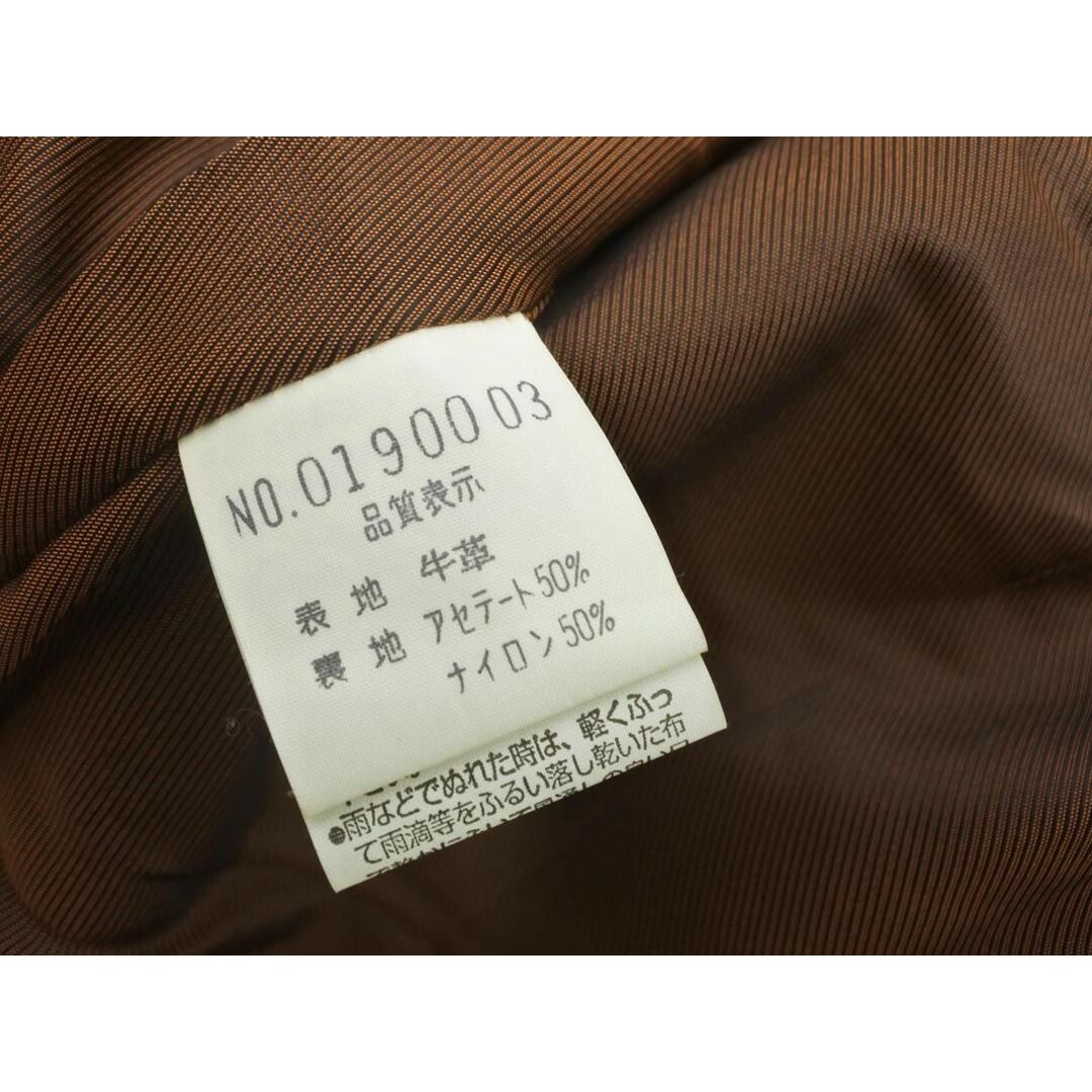 ABAHOUSE(アバハウス)のアバハウス 牛革 レザー ジャケット size2/茶 ◇■ メンズ メンズのジャケット/アウター(レザージャケット)の商品写真