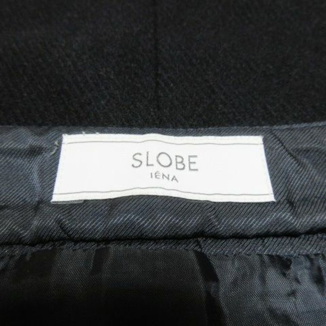 SLOBE IENA(スローブイエナ)のスローブイエナ タイトスカート ミニ ウール 38 濃紺 210703CK10A レディースのスカート(ミニスカート)の商品写真