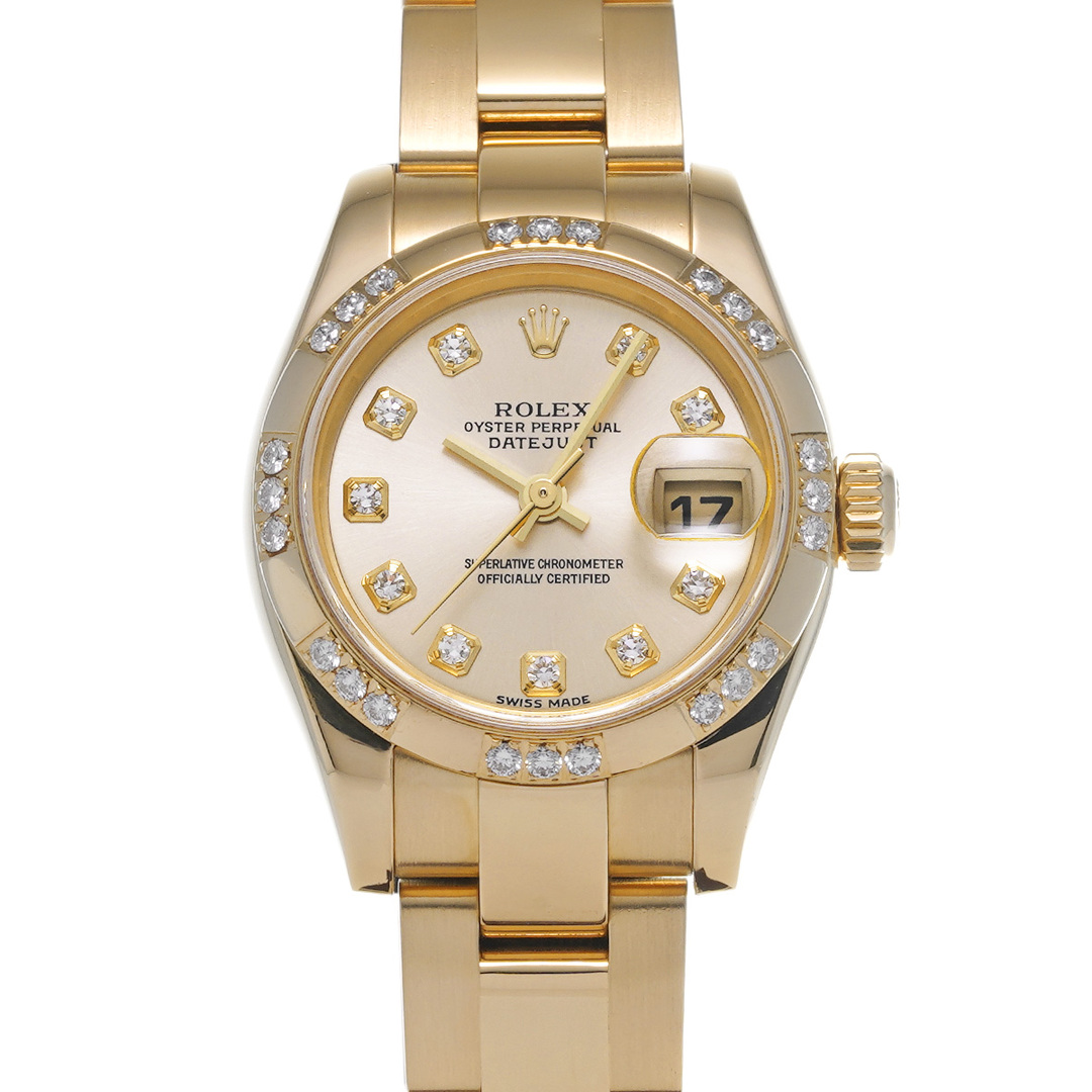 ROLEX(ロレックス)の中古 ロレックス ROLEX 179368 K番(2002年頃製造) シャンパン /ダイヤモンド レディース 腕時計 レディースのファッション小物(腕時計)の商品写真