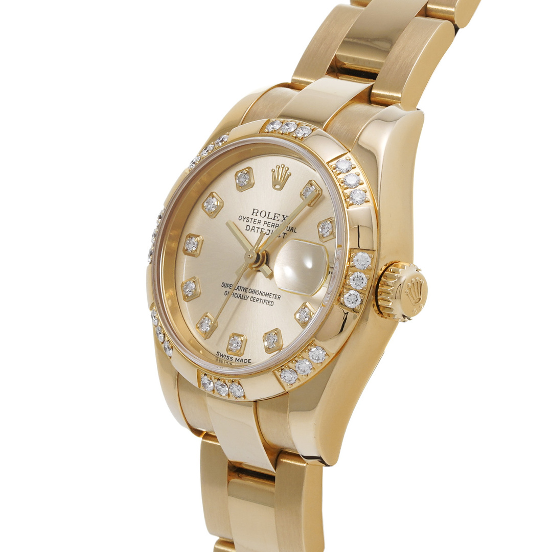 ROLEX(ロレックス)の中古 ロレックス ROLEX 179368 K番(2002年頃製造) シャンパン /ダイヤモンド レディース 腕時計 レディースのファッション小物(腕時計)の商品写真