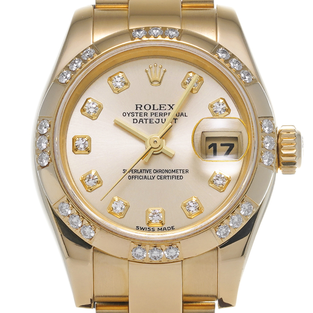 ROLEX(ロレックス)の中古 ロレックス ROLEX 179368 K番(2002年頃製造) シャンパン /ダイヤモンド レディース 腕時計 レディースのファッション小物(腕時計)の商品写真