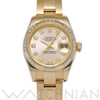 ロレックス(ROLEX)の中古 ロレックス ROLEX 179368 K番(2002年頃製造) シャンパン /ダイヤモンド レディース 腕時計(腕時計)