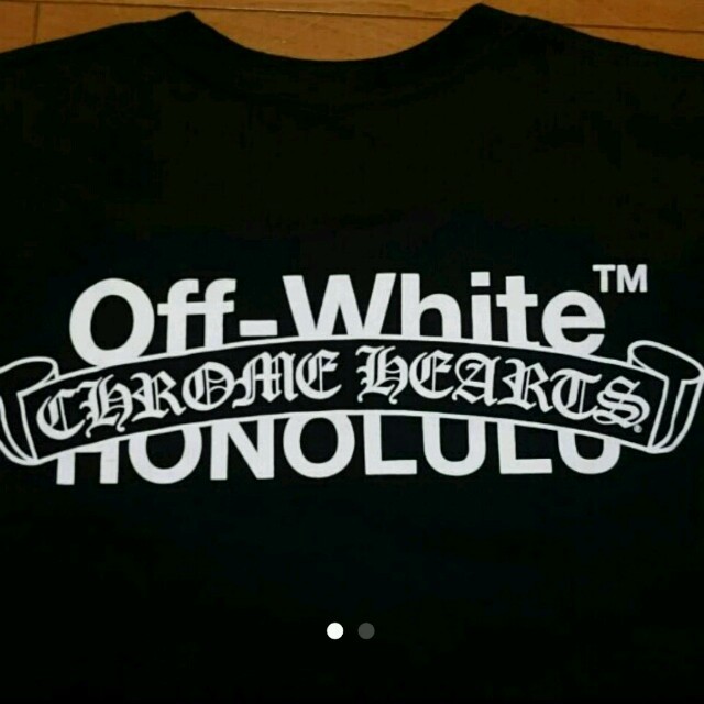 off-white、クロムハーツコラボtee