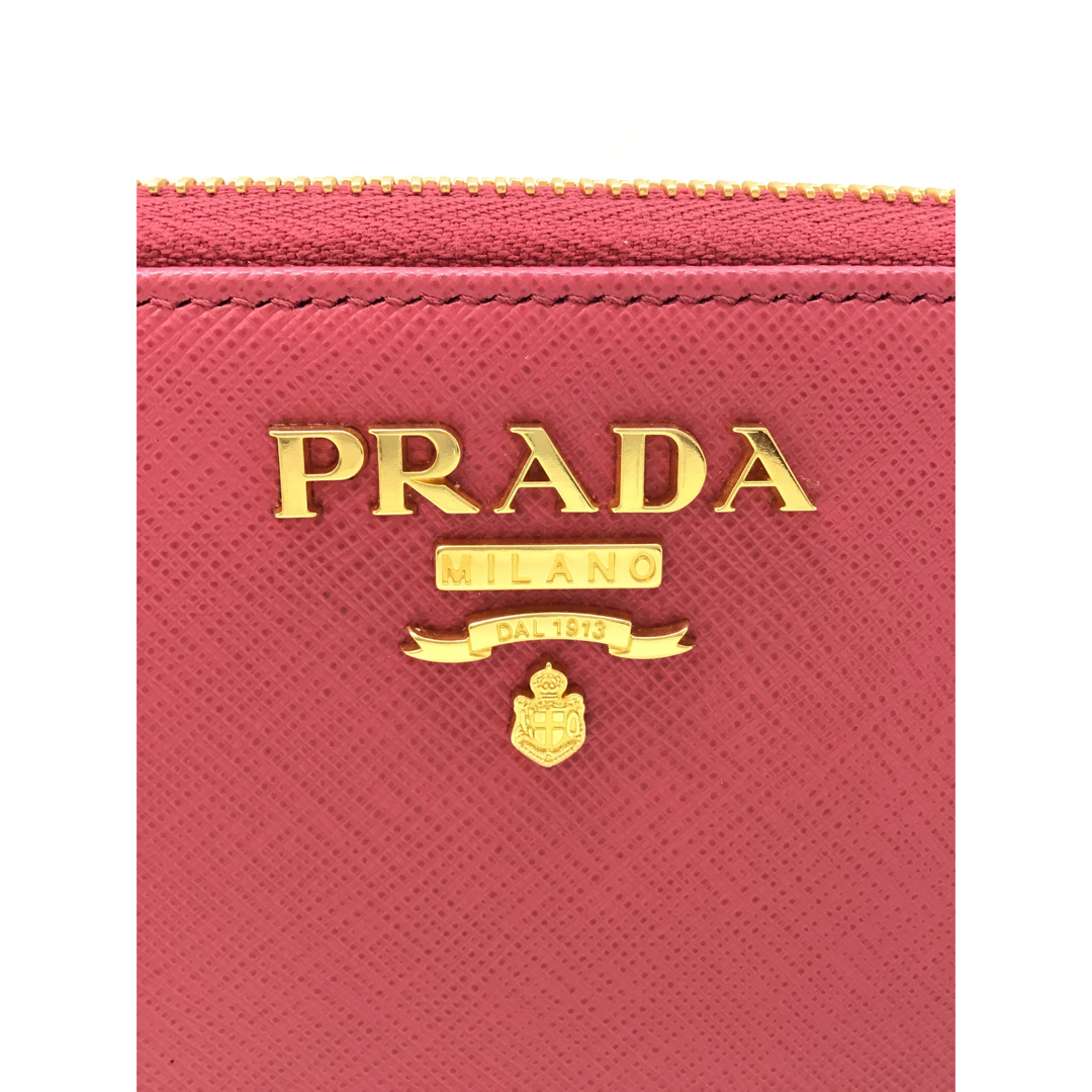 PRADA(プラダ)のPRADA サフィアーノチェーンウォレット　1DH010/PEONIA レディースのファッション小物(財布)の商品写真