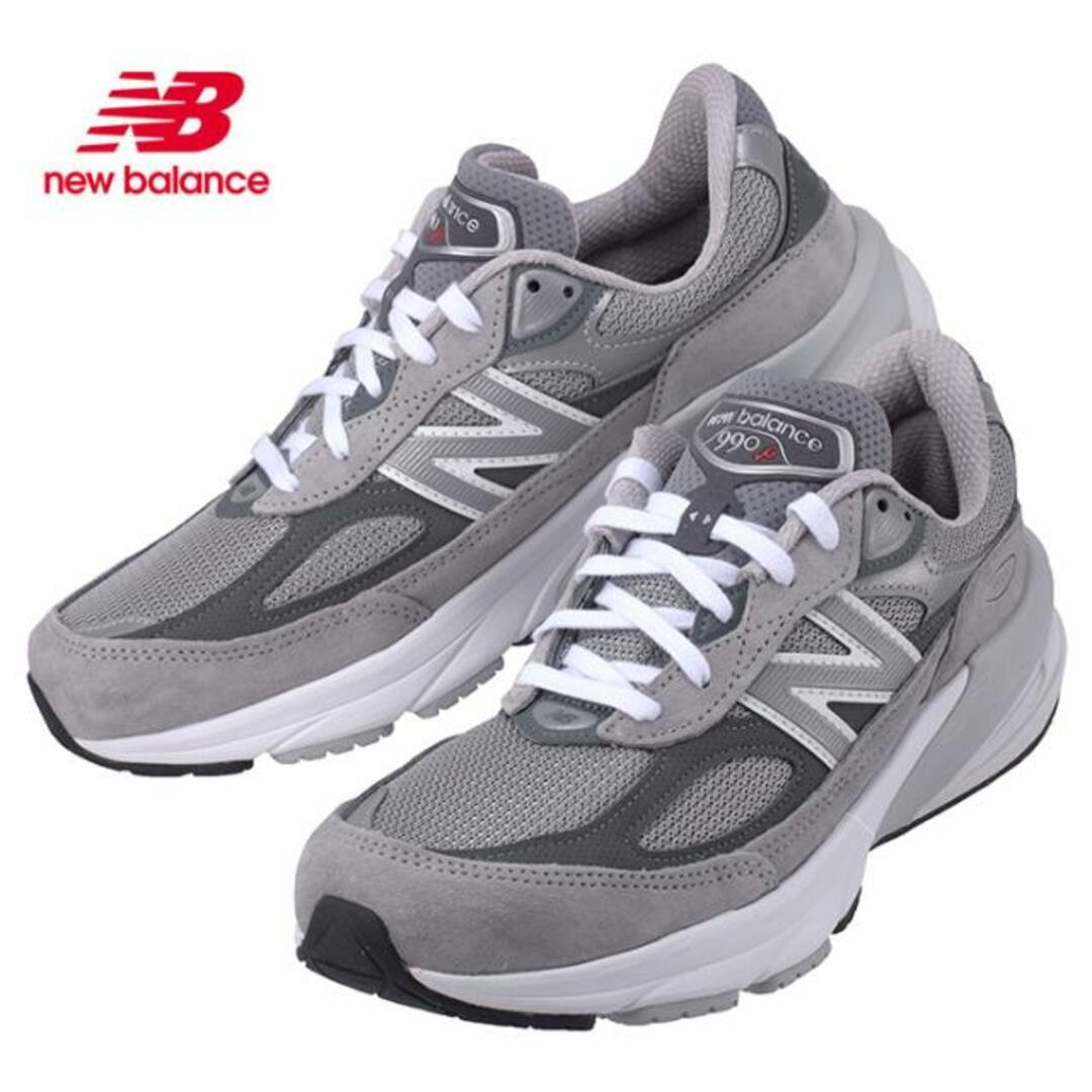 New Balance(ニューバランス)のNew Balance ニューバランス Made in USA W990 GL6 Bワイズ レディース スニーカー グレー グレー レディースの靴/シューズ(スニーカー)の商品写真