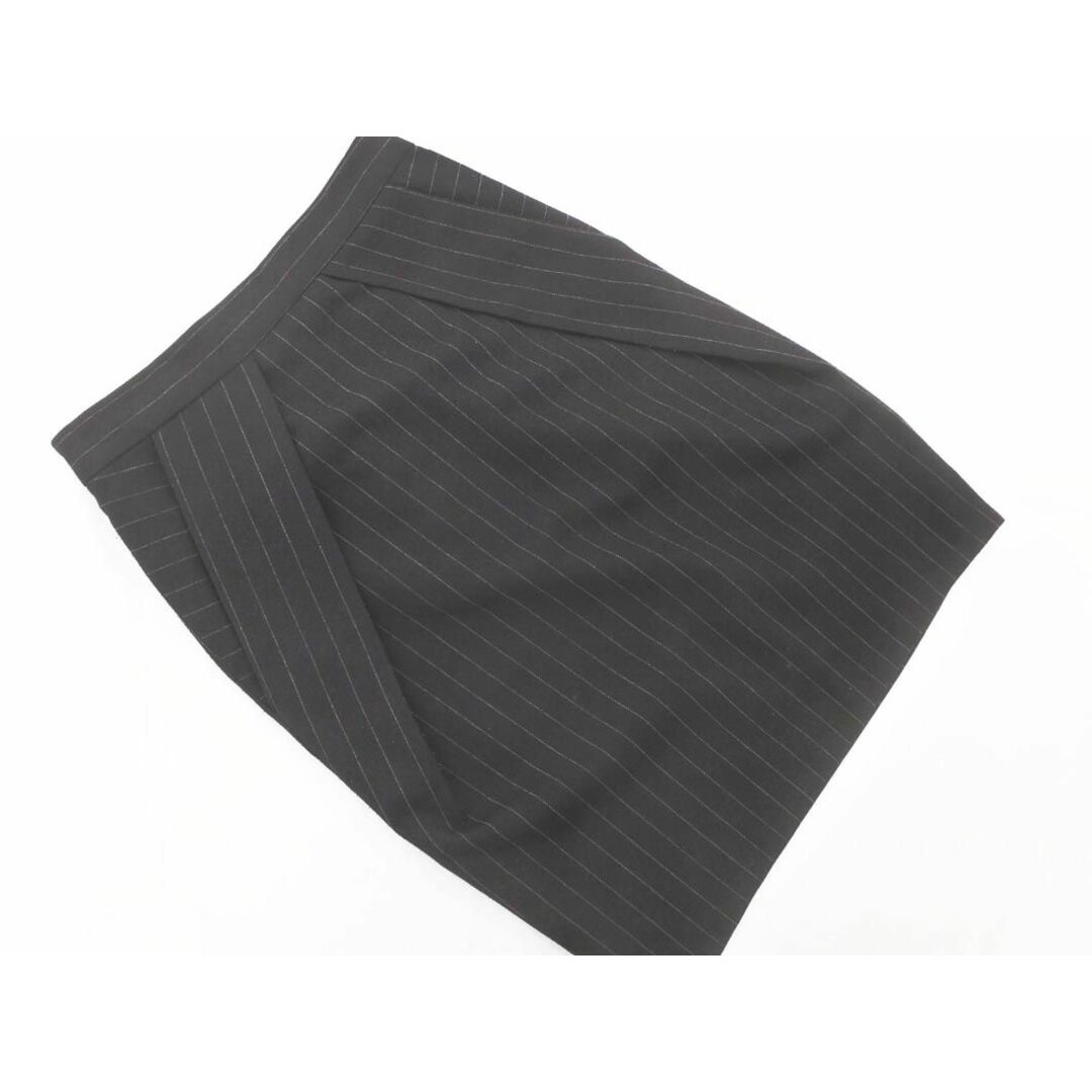 URBAN RESEARCH(アーバンリサーチ)のURBAN RESEARCH アーバンリサーチ ストライプ タイト スカート sizeF/黒 ◇■ レディース レディースのスカート(ミニスカート)の商品写真