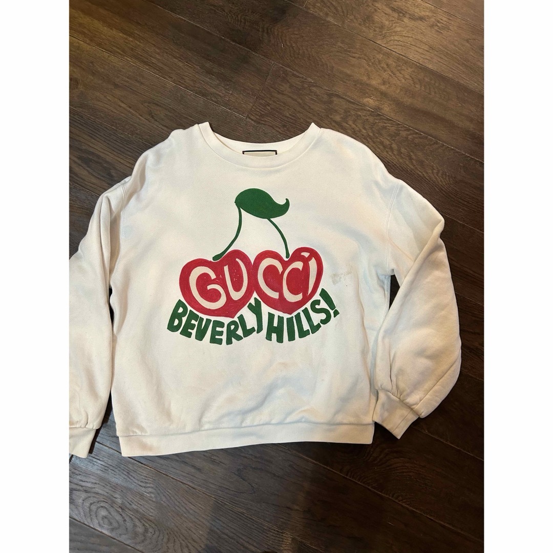 Gucci(グッチ)のGUCCI スウェット　ビバリーヒルズ パーカー さくらんぼ レディースのトップス(トレーナー/スウェット)の商品写真