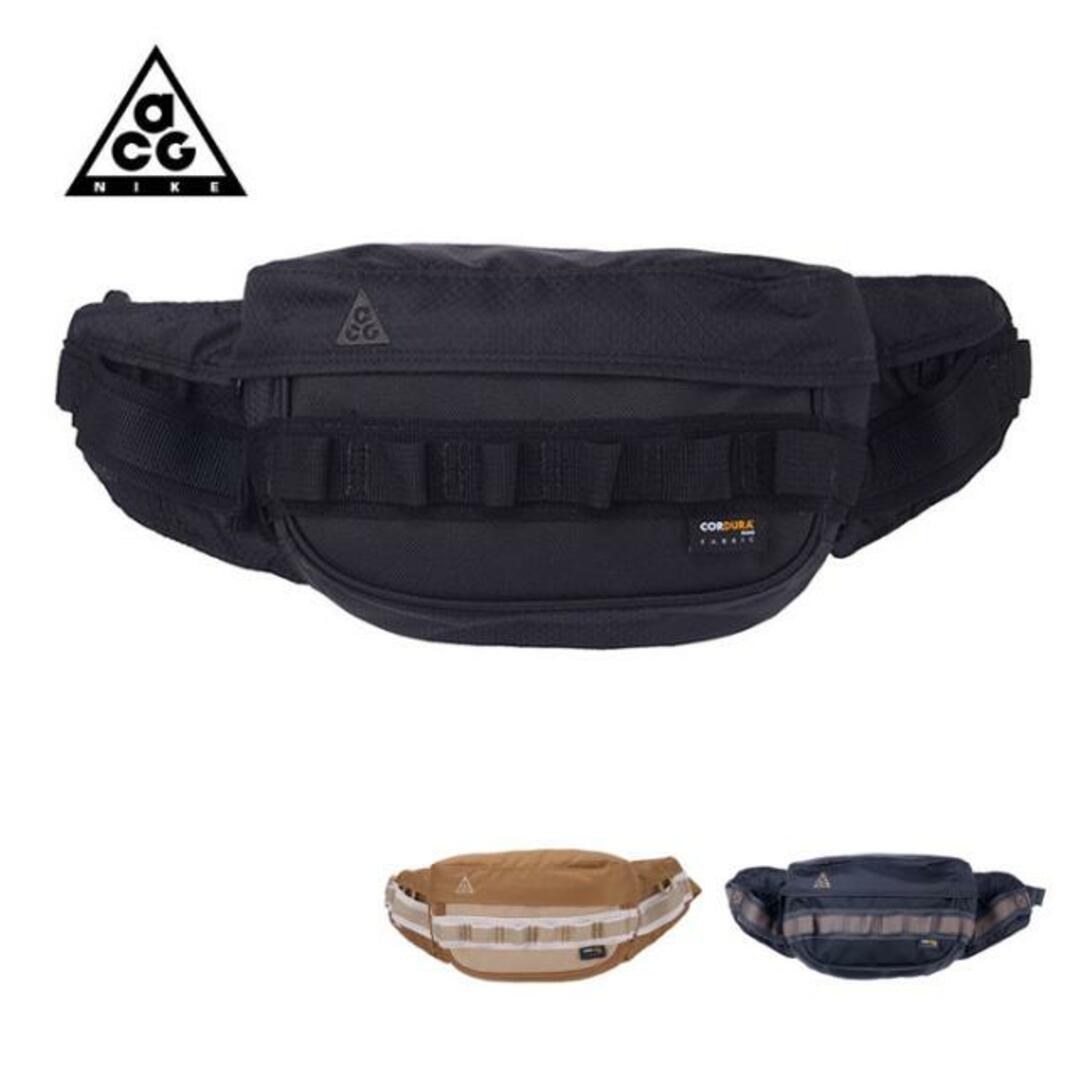 NIKE(ナイキ)のNIKE ACG ナイキ エーシージーKarst Smit Waist pack カルストウエストパック CK7511 メンズ ユニセックス ボディバッグ ブラック 黒 カーキ ダークスモークグレー  1.ブラック メンズのバッグ(ウエストポーチ)の商品写真