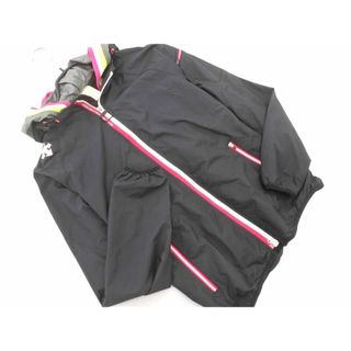 デサント(DESCENTE)のDESCENTE デサント フルジップ フード ジャケット sizeL/黒 ◇■ メンズ(その他)