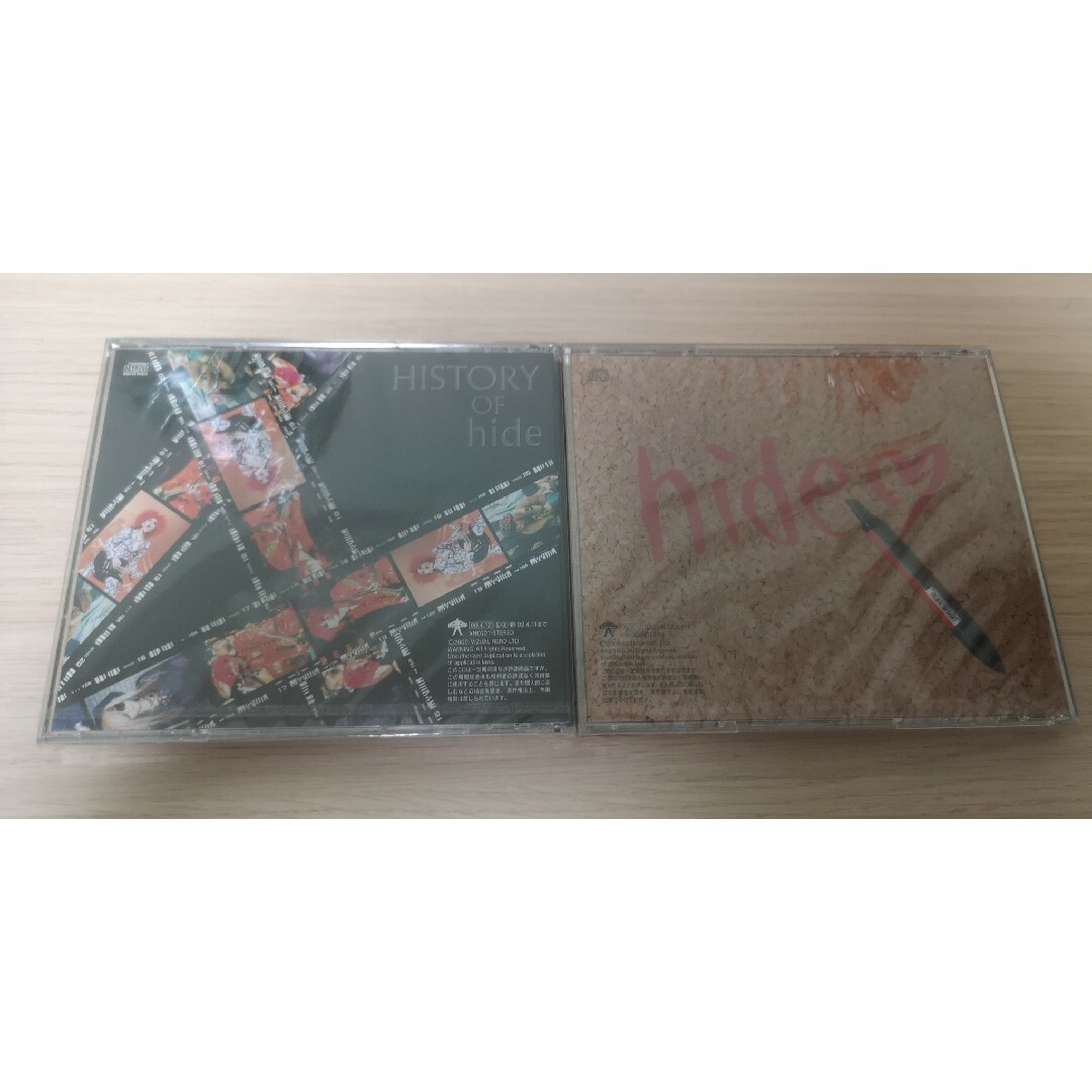 新品◆HISTORY OF hide CD vol.1&2＋VHSセット エンタメ/ホビーのCD(ポップス/ロック(邦楽))の商品写真