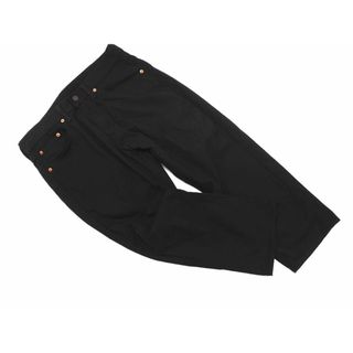 リーバイス(Levi's)のLEVI'S リーバイス クロップド パンツ size30/黒 ■■ レディース(クロップドパンツ)