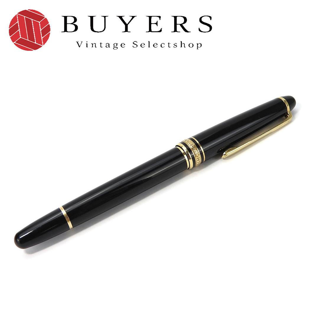 MONTBLANC(モンブラン)の【中古】 モンブラン 万年筆 マイスターシュテュック 4810 プラスチック メタル ブラック ゴールド ペン先 14K刻印 プレゼント 文房具 MONTBLANC インテリア/住まい/日用品の文房具(その他)の商品写真