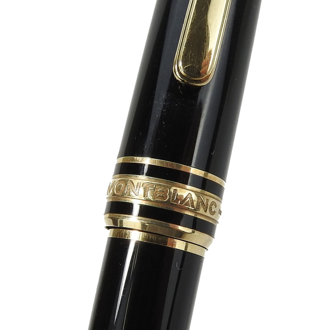 MONTBLANC(モンブラン)の【中古】 モンブラン 万年筆 マイスターシュテュック 4810 プラスチック メタル ブラック ゴールド ペン先 14K刻印 プレゼント 文房具 MONTBLANC インテリア/住まい/日用品の文房具(その他)の商品写真