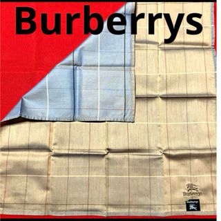 バーバリー(BURBERRY)のBurberrys  ハンカチ　チェック　未使用シール付き(ハンカチ)