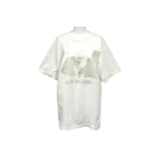 エーライフ(ALIFE)のALIFE エーライフ × WU-TANG ウータンクラウン コラボ 半袖Ｔシャツ ロゴプリント コットン ホワイト M 美品 中古 60224(Tシャツ(半袖/袖なし))