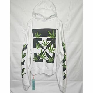 オフホワイト(OFF-WHITE)の未使用級【22PF NEW】OFF-WHITE Weed Arrows パーカー(パーカー)