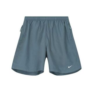 ナイキ(NIKE)の【メール便】NIKE LAB ナイキ ラボ Solo Swoosh Short ソロスウッシュショート DM4400 メンズ ショートパンツ ブラック 黒 ブルー レッド 赤 マルチホワイト 2.ブルー(ショートパンツ)