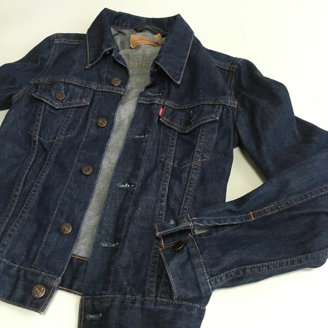 Levi's(リーバイス)のクロアチア製　Levi's　リーバイス　デニムジャケット　USED レディースのジャケット/アウター(Gジャン/デニムジャケット)の商品写真