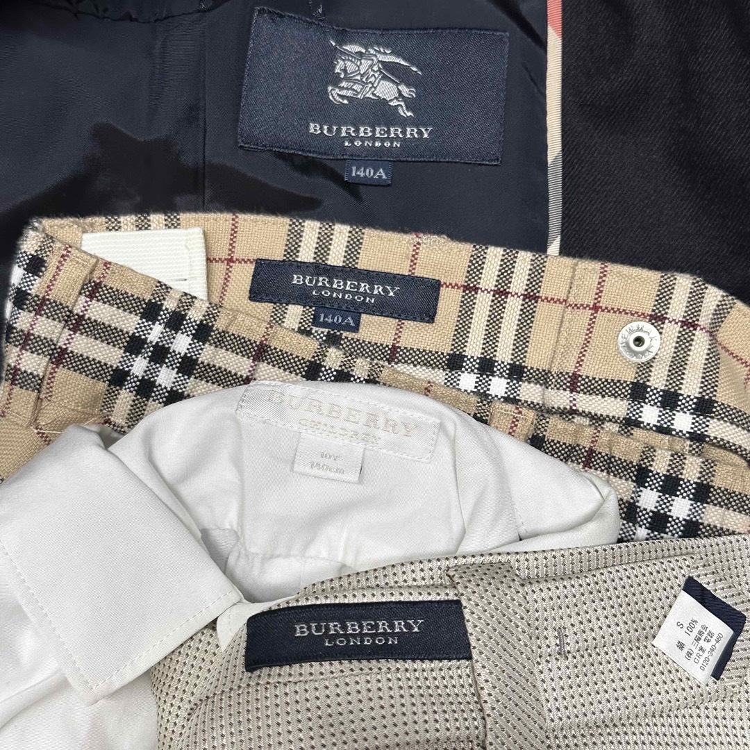 BURBERRY(バーバリー)の卒服　バーバリーロンドン　卒業入学式　フォーマルセット　140【匿名配送】 キッズ/ベビー/マタニティのキッズ服男の子用(90cm~)(ドレス/フォーマル)の商品写真