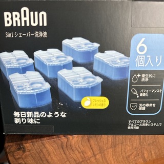 ブラウン(BRAUN)のブラウン クリーン＆リニューシステム専用 洗浄液 カートリッジ CCR6(6コ入(その他)