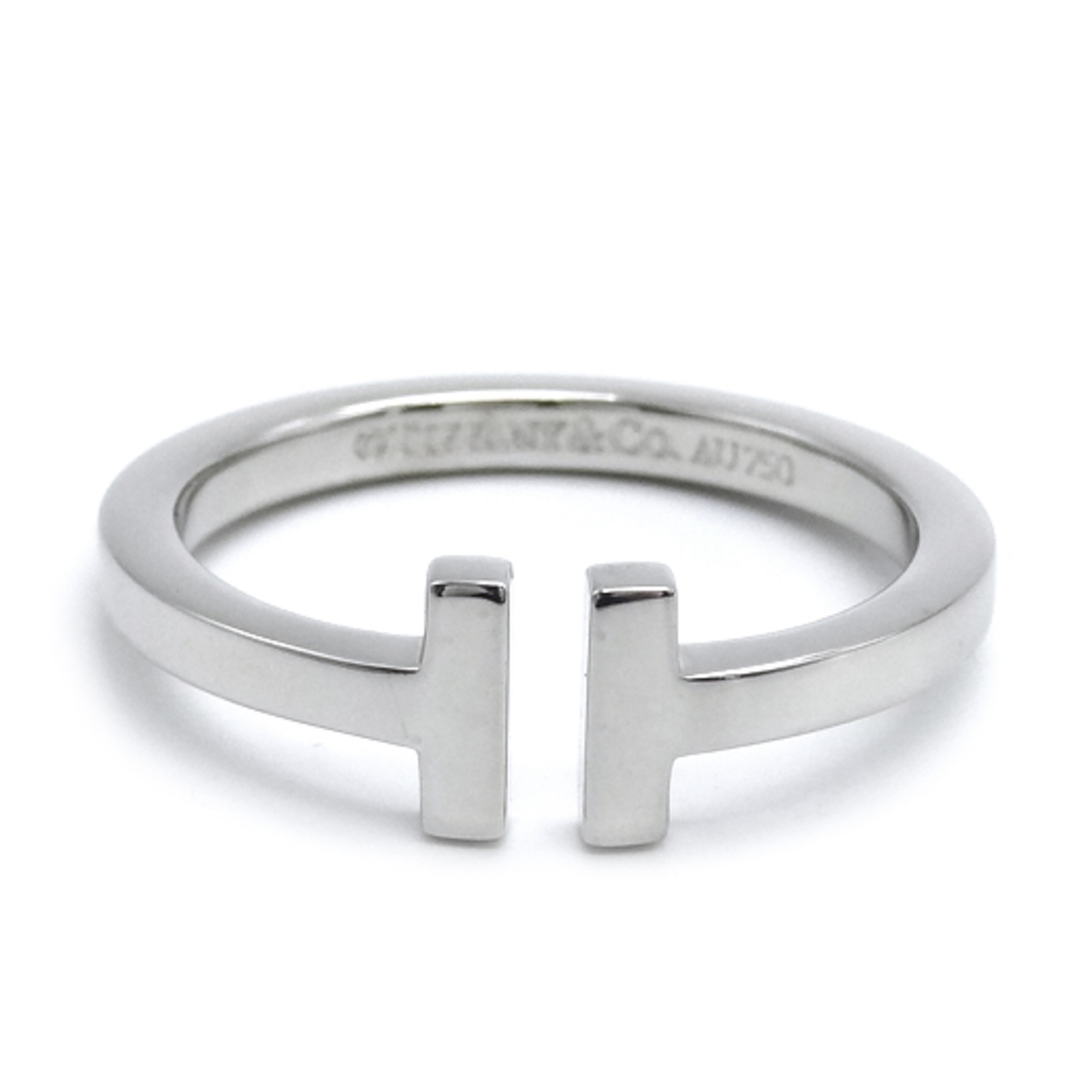 Tiffany & Co.(ティファニー)のティファニー Tスクエアリング K18 ホワイトゴールド 約24号 指輪 K18 WG ジュエリー Tiffany＆Co. レディースのアクセサリー(リング(指輪))の商品写真