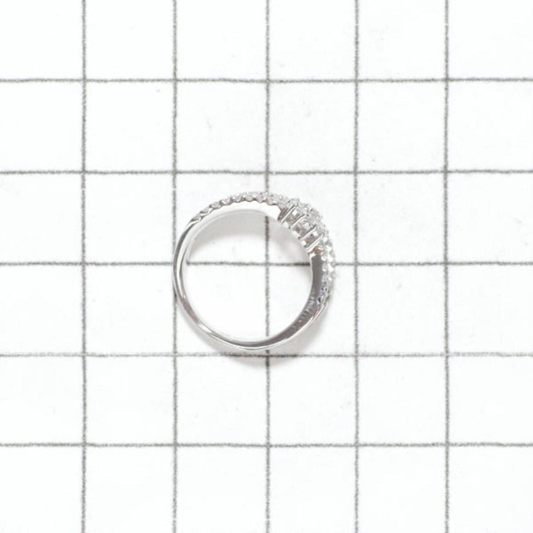 K18WG ダイヤモンド リング 0.40ct フラワー レディースのアクセサリー(リング(指輪))の商品写真