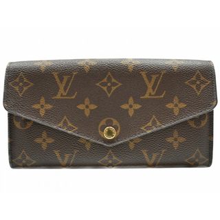 ルイヴィトン(LOUIS VUITTON)のLOUIS VUITTON　ルイヴィトン　ポルトフォイユ・サラ　M62234　モノグラム　フューシャ　ワインレッド　長財布　ウォレット　レディース　シンプル　ギフト　プレゼント包装可　【中古】　松山久万ノ台店(財布)