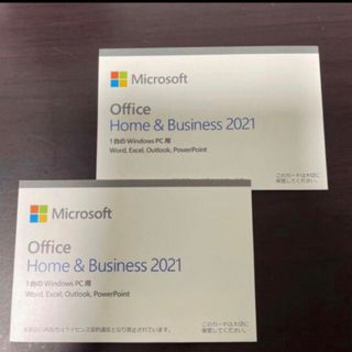 マイクロソフト(Microsoft)の訳あり　汚れあり【新品】office2021 home&business(PC周辺機器)