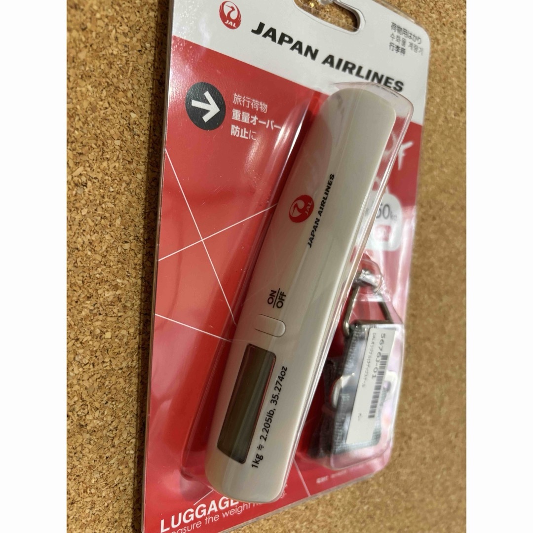 JAL(日本航空)(ジャル(ニホンコウクウ))のJAPAN AIRLINES 荷物用はかり ラゲッジ スケール   インテリア/住まい/日用品の日用品/生活雑貨/旅行(旅行用品)の商品写真