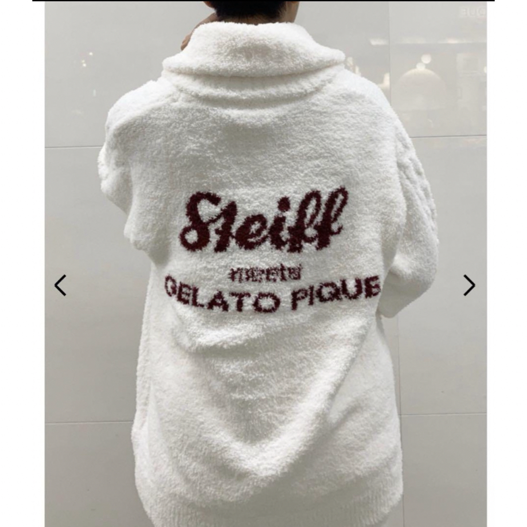 gelato pique(ジェラートピケ)の【Steiff】パウダージャガードショールカーディガン レディースのルームウェア/パジャマ(ルームウェア)の商品写真