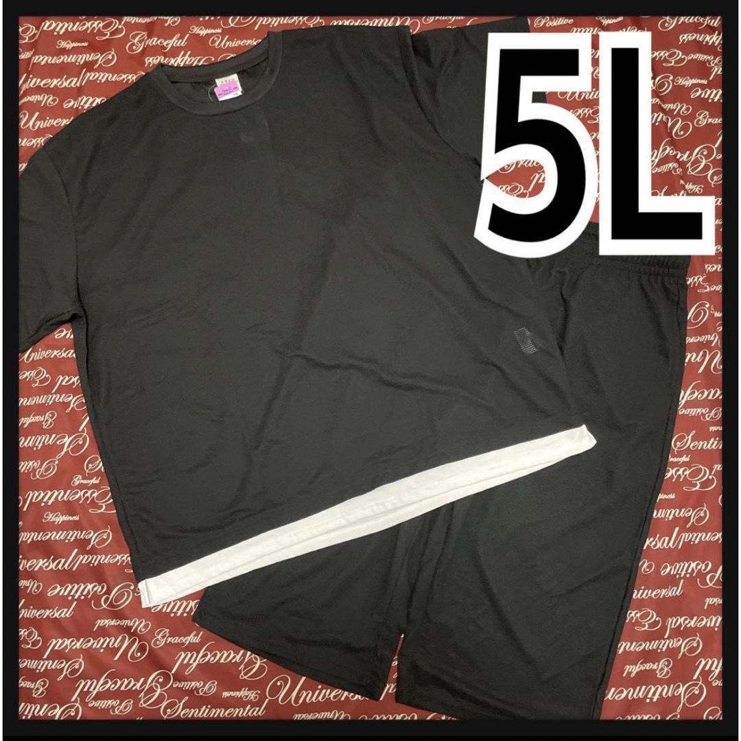 5L·吸水速乾·ワッフル.Tシャツセットアップ新品/MCj‐306 メンズのスーツ(セットアップ)の商品写真