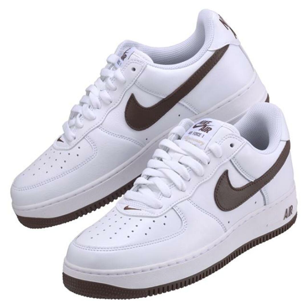 NIKE(ナイキ)のNIKE ナイキ AIR FORCE 1 LOW RETRO エアフォース レトロ DM0576 メンズ スニーカー ホワイト 白 ブルー 水色 1.ブラウン メンズの靴/シューズ(スニーカー)の商品写真