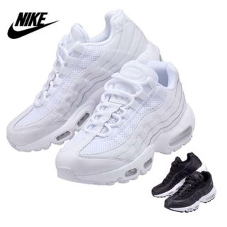 ナイキ(NIKE)のNIKE ナイキ W AIR MAX 95 エアマックス DH8015 100 / 001 レディース スニーカー ホワイト 白 ブラック 黒 2.ブラック(スニーカー)