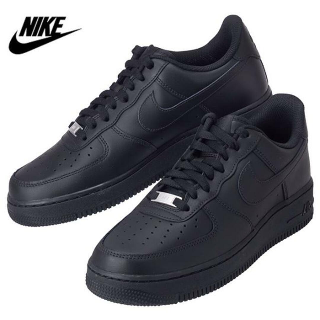 NIKE(ナイキ)のNIKE ナイキ AIR FORCE 1’07 エアフォース CW2288 001 メンズ ユニセックス スニーカー ブラック 黒 ブラック メンズの靴/シューズ(スニーカー)の商品写真