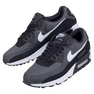 ナイキ(NIKE)のNIKE ナイキ AIR MAX 90 エアマックス CN8490 100 / 002 メンズ ユニセックス スニーカー ホワイト 白 ブラック 黒 2.ブラックグレー(スニーカー)