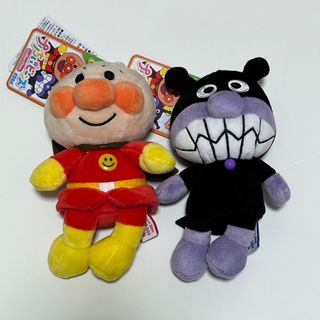 セガ(SEGA)の【新品】プリちいビーンズ　アンパンマン＆バイキンマン(ぬいぐるみ)