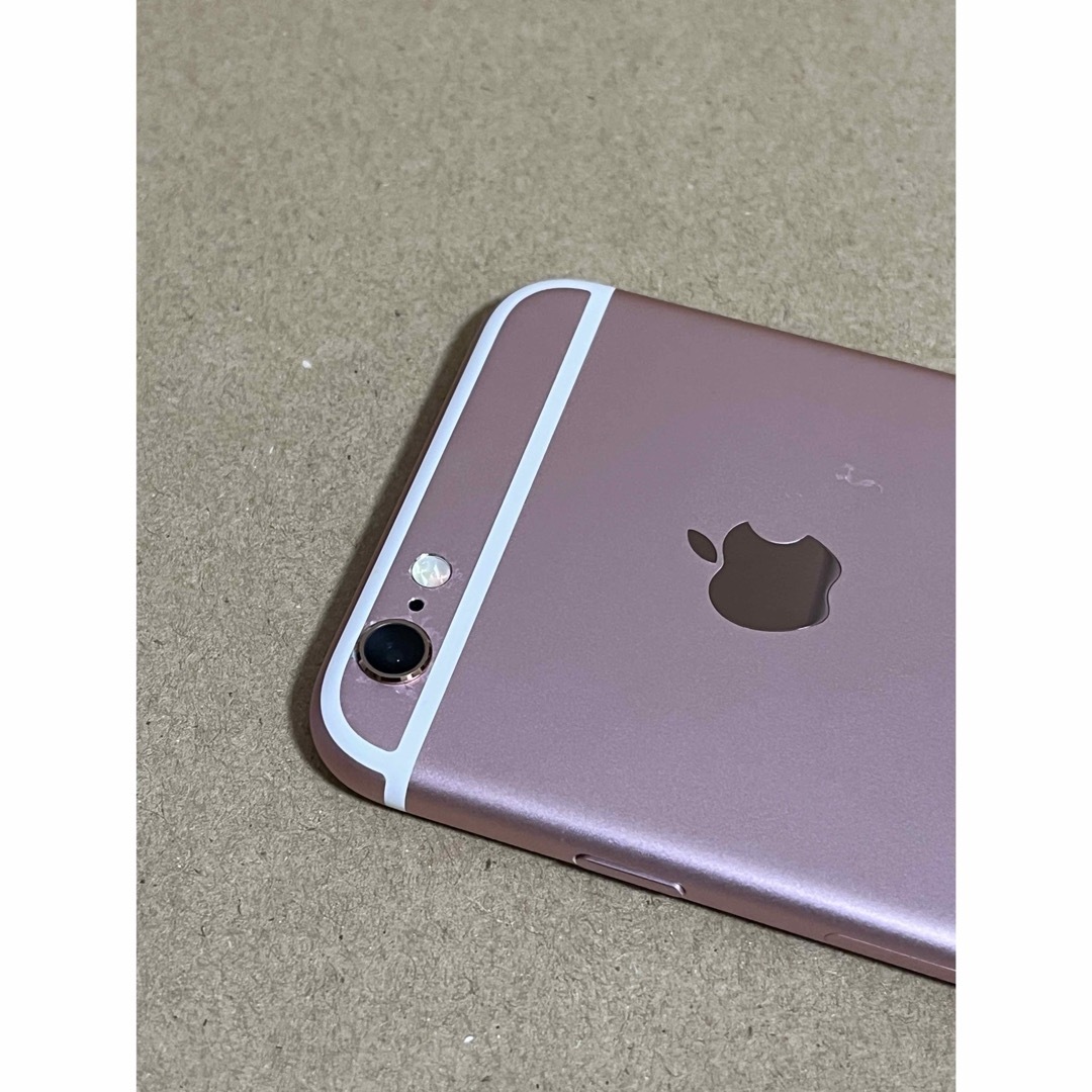 iPhone(アイフォーン)の<バッテリー新品> iPhone6s 16GB SIMフリー ローズゴールド スマホ/家電/カメラのスマートフォン/携帯電話(スマートフォン本体)の商品写真