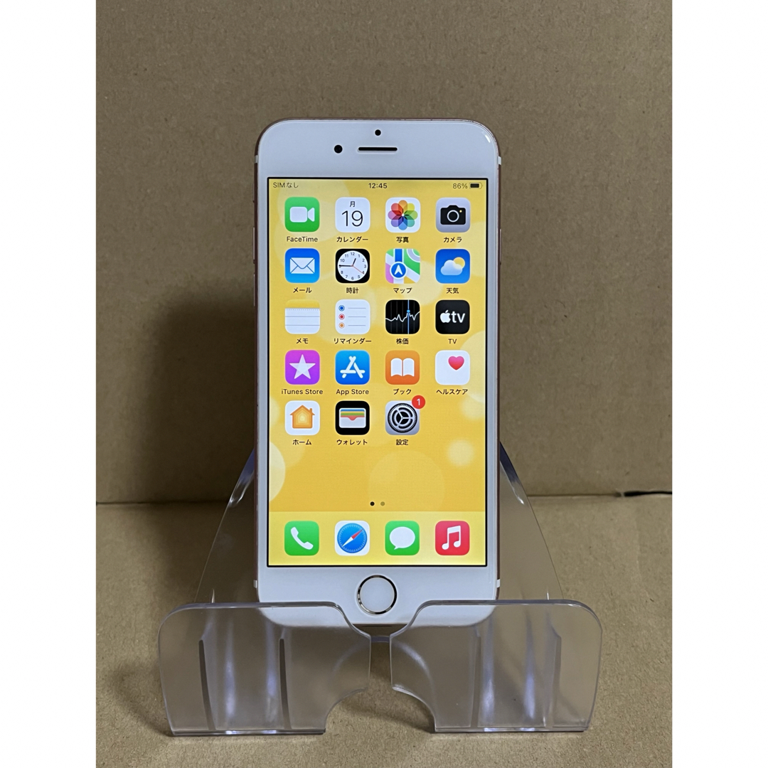 iPhone(アイフォーン)の<バッテリー新品> iPhone6s 16GB SIMフリー ローズゴールド スマホ/家電/カメラのスマートフォン/携帯電話(スマートフォン本体)の商品写真