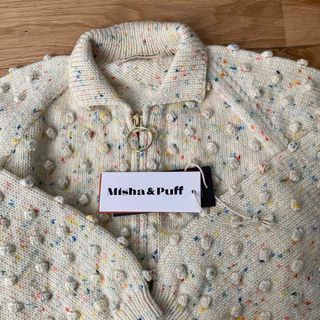 ミーシャアンドパフ(Misha & Puff)の未使用　misha and puff popcorn zip cardigan(カーディガン)