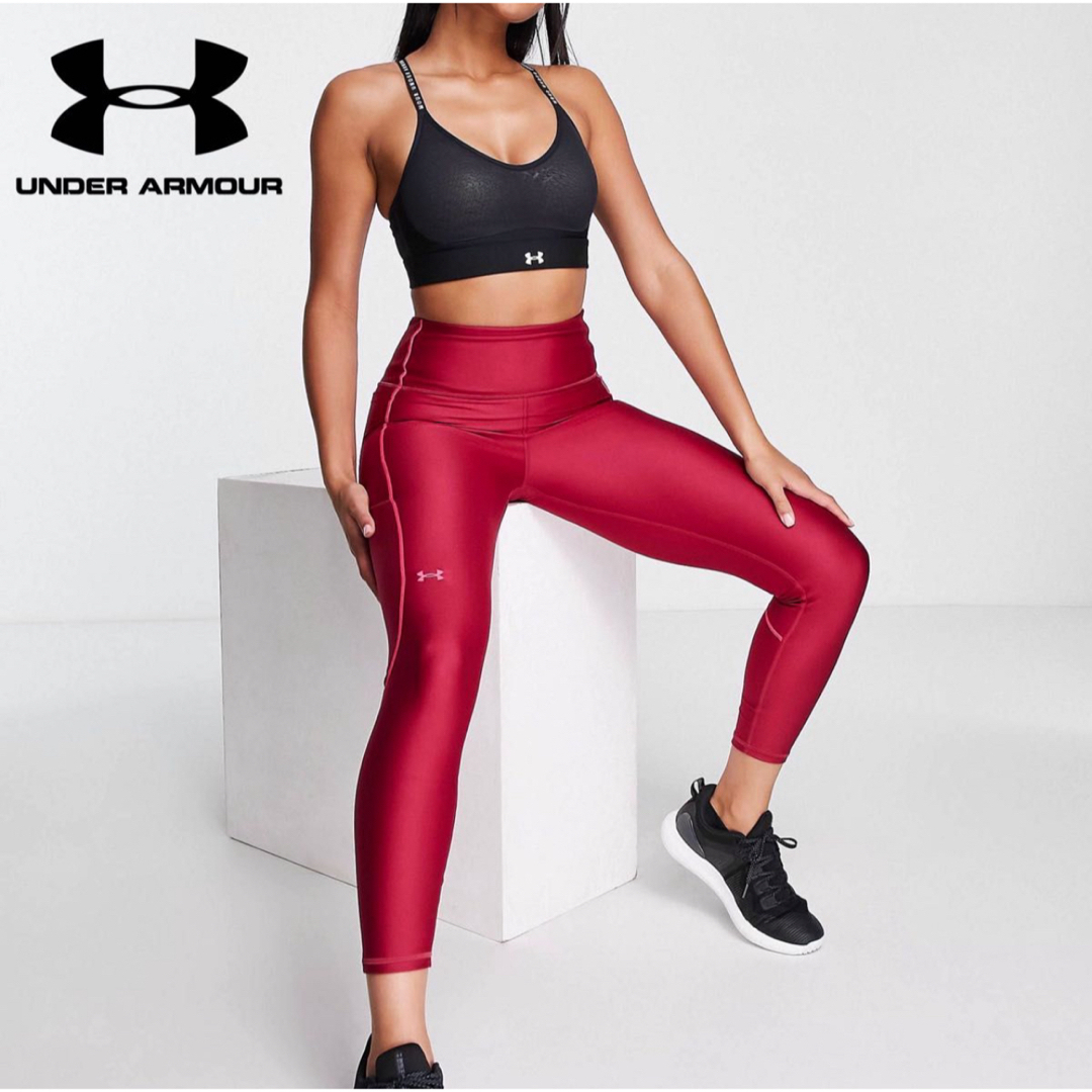 UNDER ARMOUR(アンダーアーマー)のUNDER ARMOUR 4方向へのストレッチ伸縮 トレーニング ジムレギンス スポーツ/アウトドアのトレーニング/エクササイズ(ヨガ)の商品写真