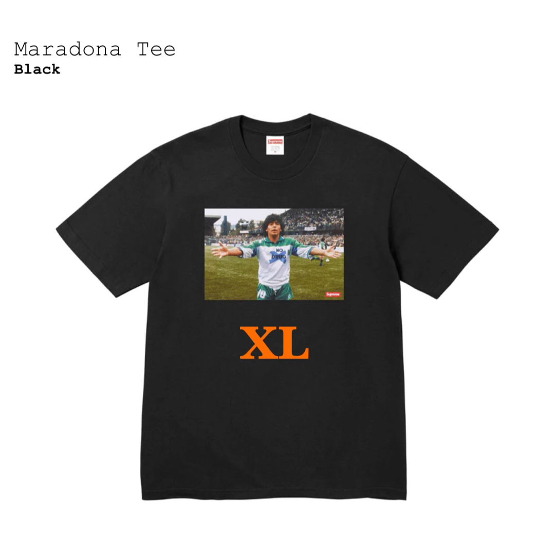Supreme Maradona Tee BLACK(Supreme Maradona Tee - Black Supreme Maradona Tee BLACK(Supreme Maradona Tee - Black